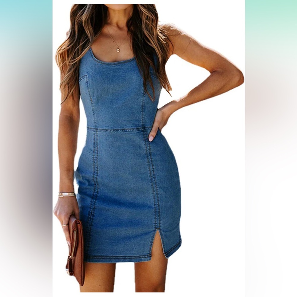 Denim Sleeveless Dress